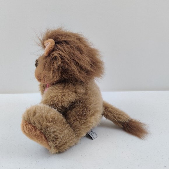 RDK Promotions Plush Lion With Pink Bow #S2925 Stuffed Animal Plush Toy - Picture 4 of 9